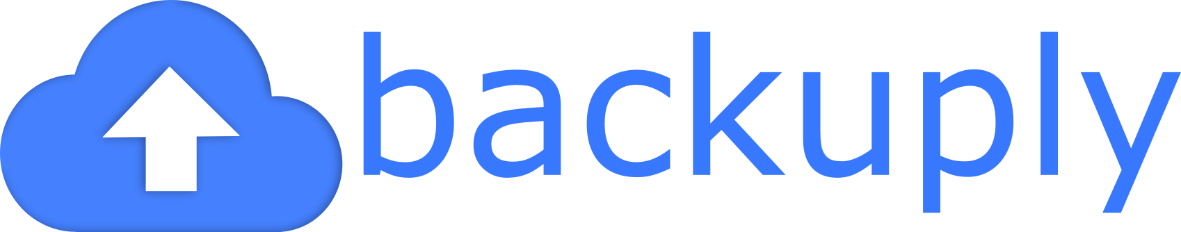 Backuply Logo Text Blue