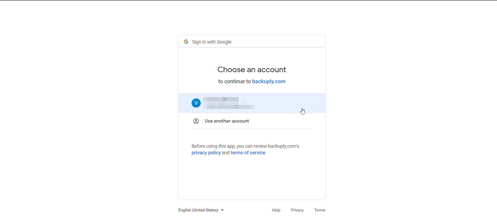 Google Drive authenticate