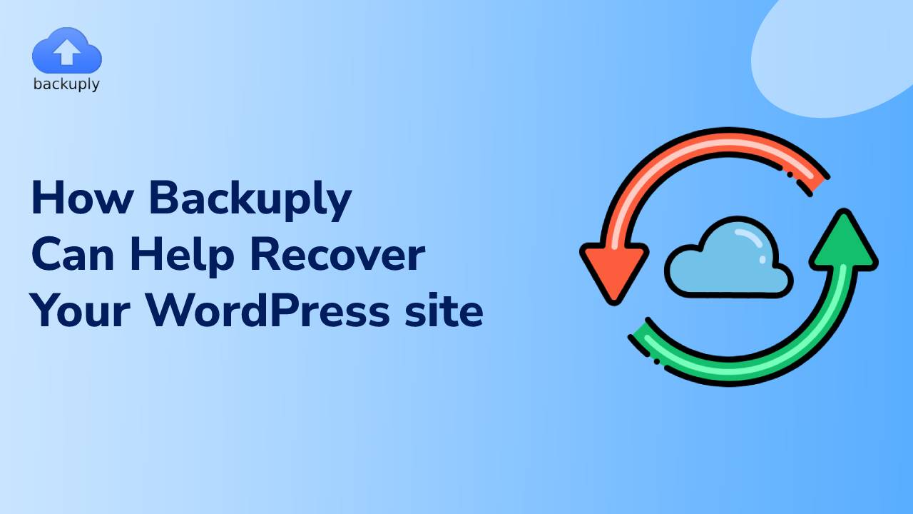 Backup recovery scenarios with Backuply