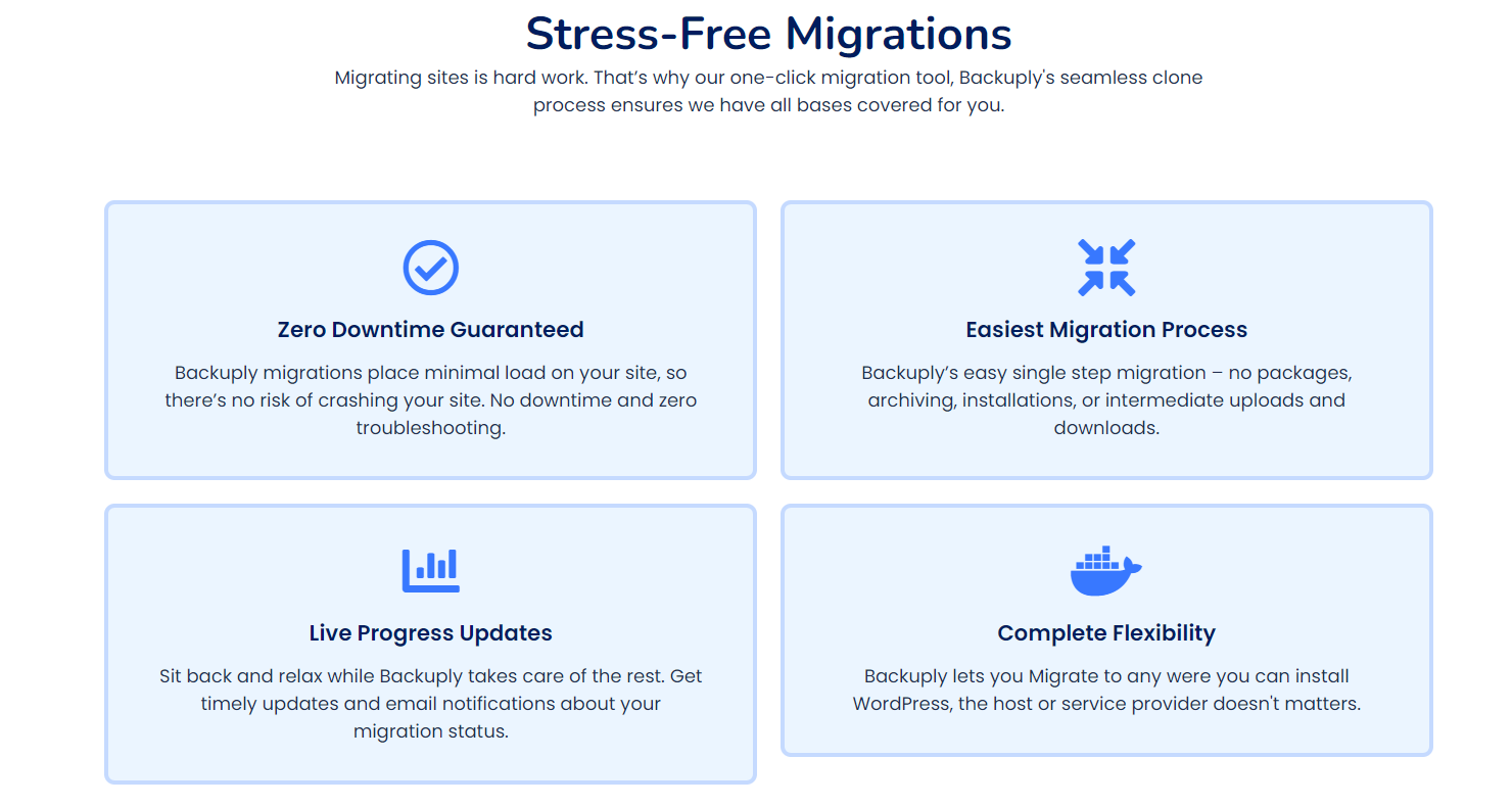 Backuply Stress free migration